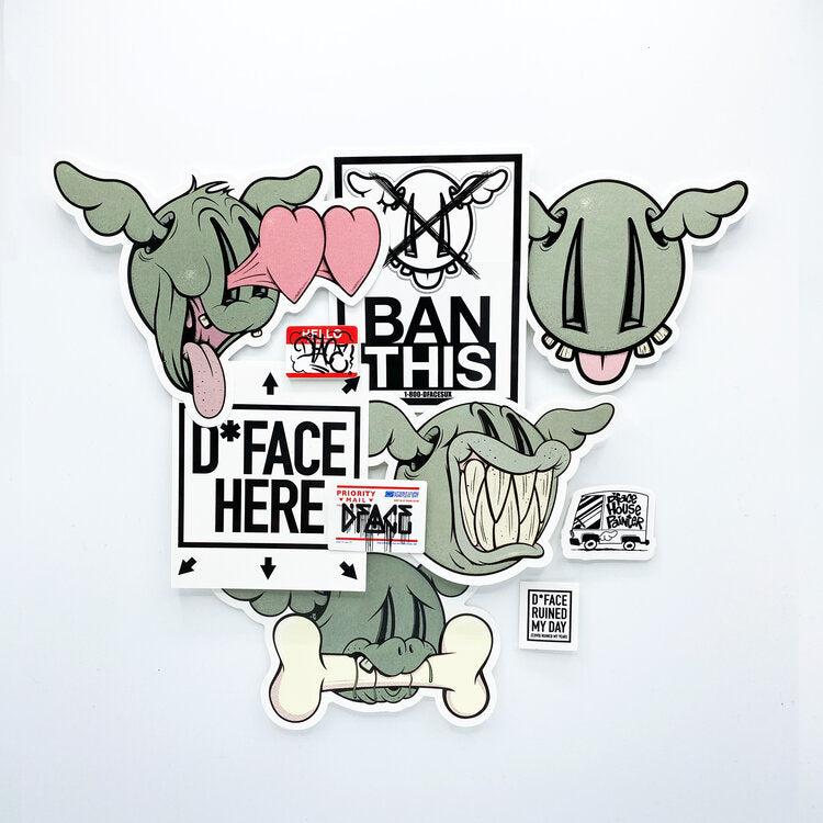 Sticker Museum — D*Face - D*Dog