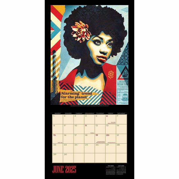 Shepard Fairey 2025 Wall Calendar