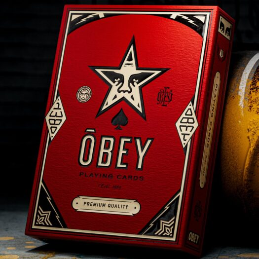 OBEY x THEORY11 PLAYING CARDS - RED EDITION/OS