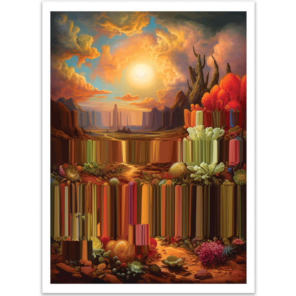 Alexis Mata - 'Sueño de día en el desierto de cactus'