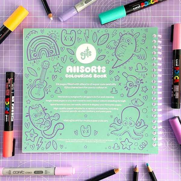 Ejits - Allsorts Colouring Book
