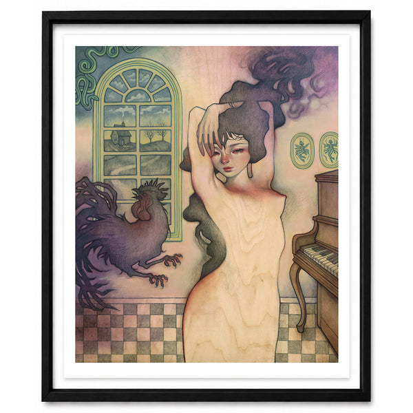 Audrey Kawasaki - 'Show Me How It Happened' Framed Edition - Unsigned