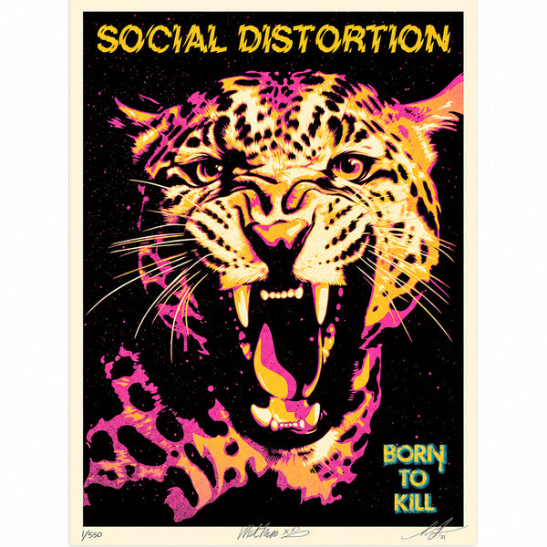 Shepard Fairey - Social Distortion Born To Kill