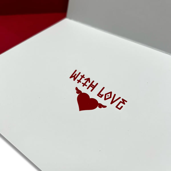 D*Face - 'Nothing Burns Like Our Love' Valentines Card