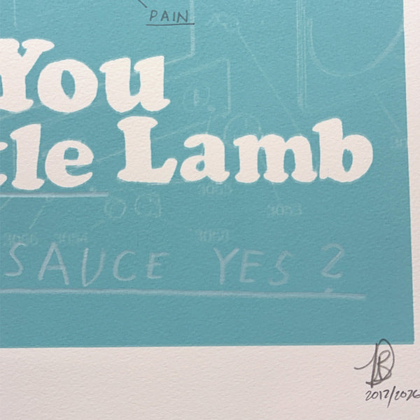 DAVID BRAY - 'I LOVE YOU MY LITTLE LAMB' 'Mint Sauce' V2 Edition