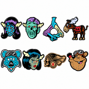 D*Face Enamel Pin Badges – Various Designs Available