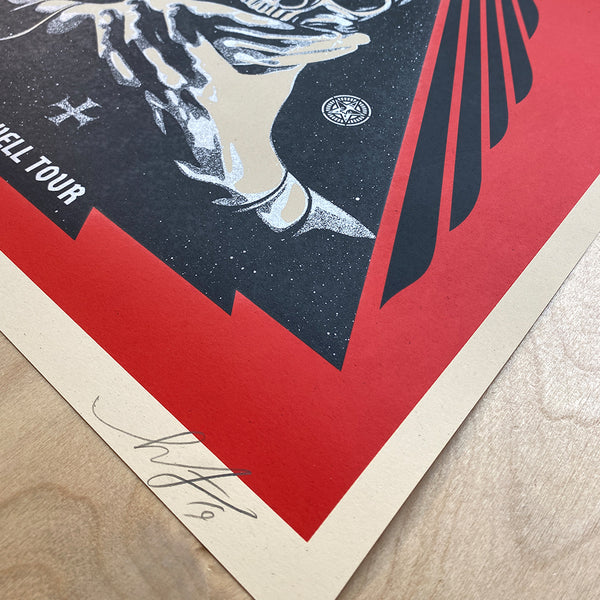 SHEPARD FAIREY - 'OZZY FAREWELL TOUR (Red)' EDITION