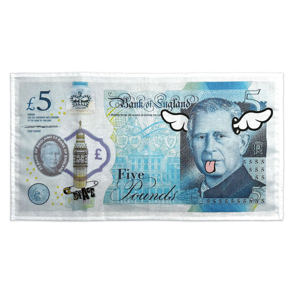 D*Face - 'Cash Is King' Tea Towel