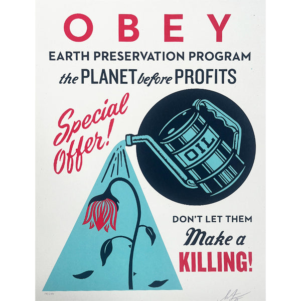 SHEPARD FAIREY - 'EARTH PRESERVATION'