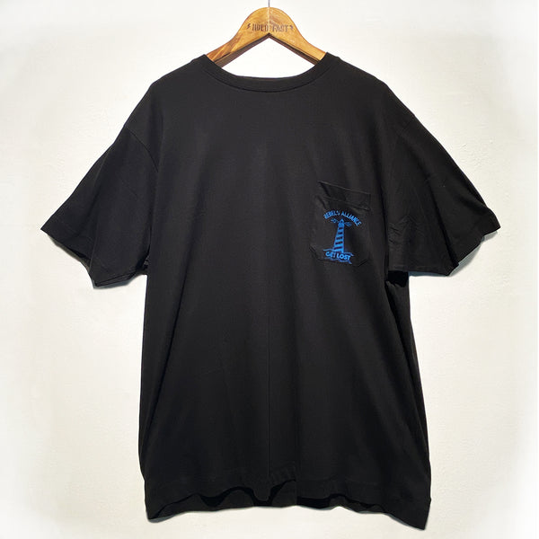 Rebels Alliance - "Get Lost"  Pocket Black T- Shirt