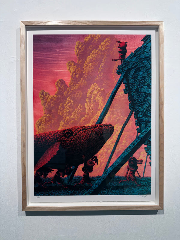 Lee Gihun - 'Masquerade 43' Framed Edition