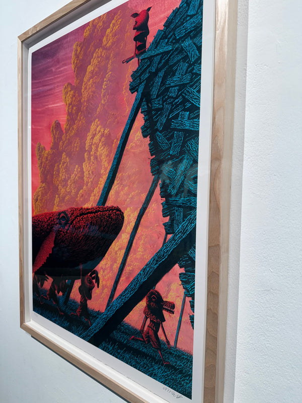 Lee Gihun - 'Masquerade 43' Framed Edition