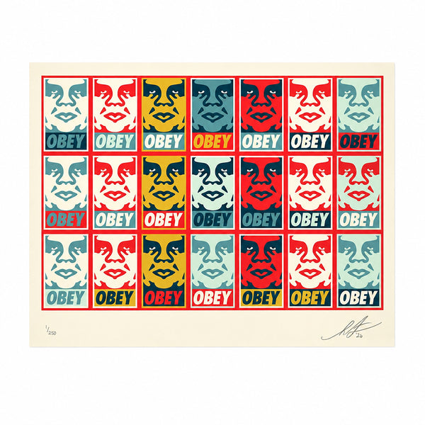 Shepard Fairey - Icon (Repetition with Variation)