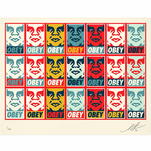 Shepard Fairey - Icon (Repetition with Variation)