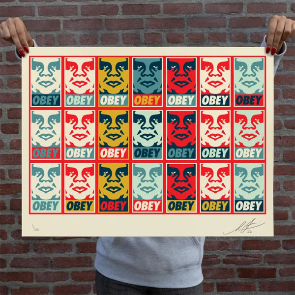 Shepard Fairey - Icon (Repetition with Variation)
