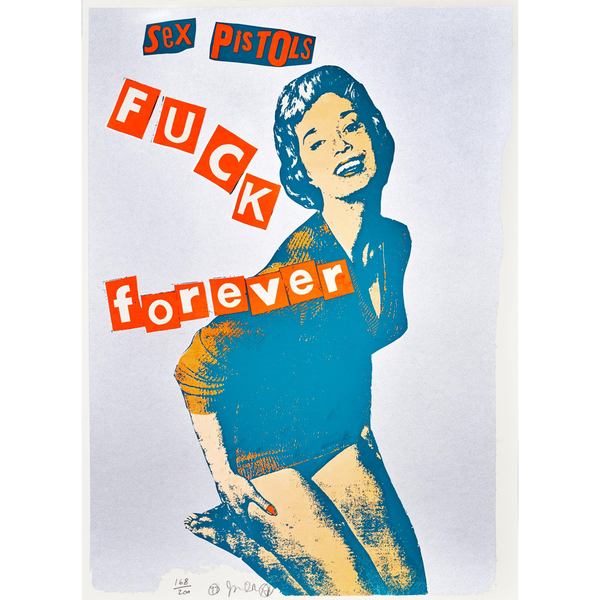 Jamie Reid - 'Fuck Forever' Silver Edition