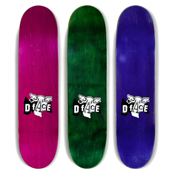 D*Face - 'Dog Save The King' Skate Deck Green