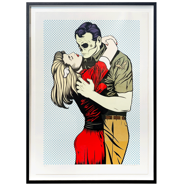 D*Face - 'Love Won't Tear Us Apart' AP Framed