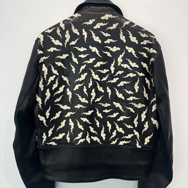 D*Face X Rebels Alliance Hand Painted Vintage Lewis Leathers Jacket