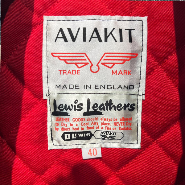 D*Face X Rebels Alliance Hand Painted Vintage Lewis Leathers Jacket