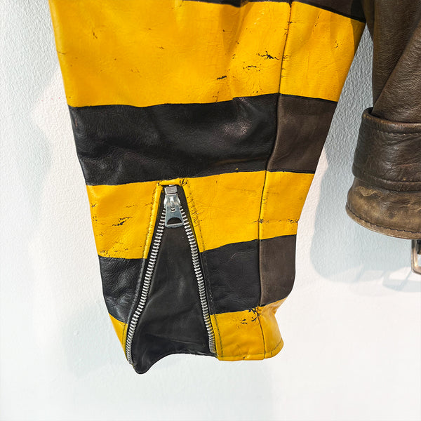 Rebels Alliance Custom Hand Painted Vintage Perfecto Leather Jacket
