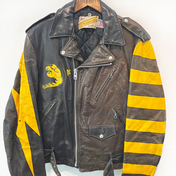 Rebels Alliance Custom Hand Painted Vintage Perfecto Leather Jacket