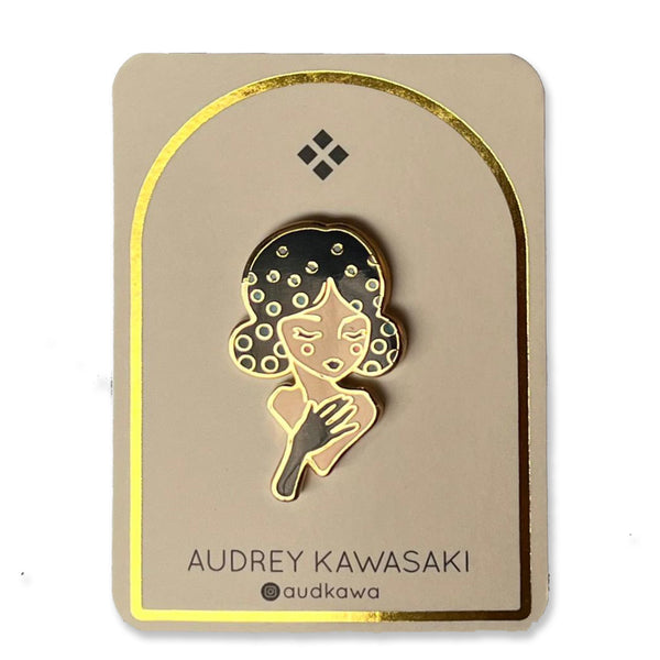 Audrey Kawasaki - 'Lilly' Enamel Pin Badge