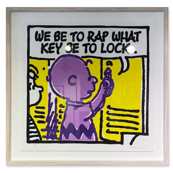 Framed Mark Drew - 'LOCK' AP