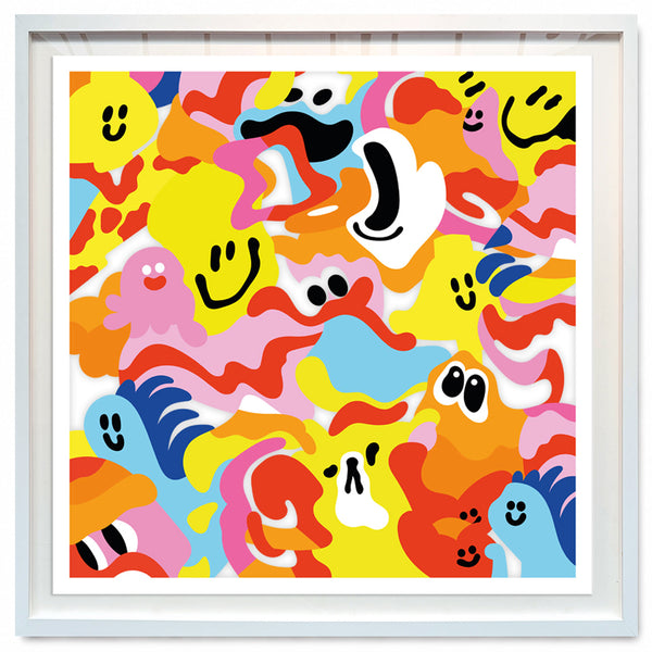 Yeka Haski - 'Melty' Framed Edition - Unsigned