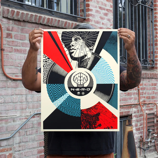 Shepard Fairey - N*E*R*D* : Cracked But Unbroken
