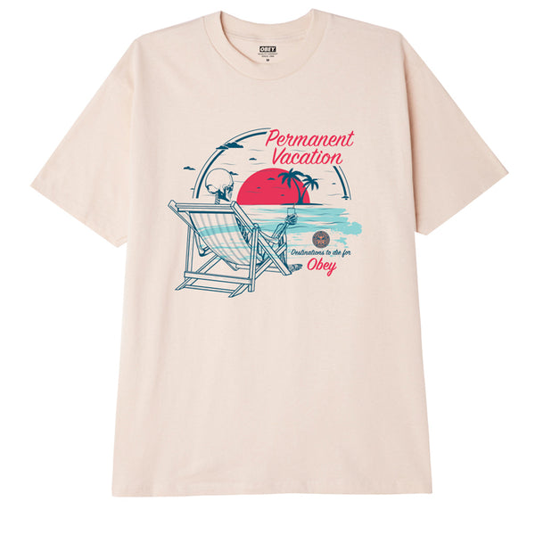 OBEY - 'PERMANENT VACATION' CLASSIC T-SHIRT