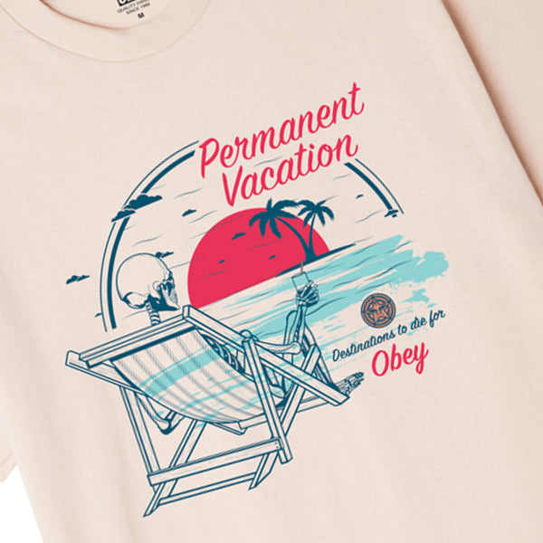 OBEY - 'PERMANENT VACATION' CLASSIC T-SHIRT