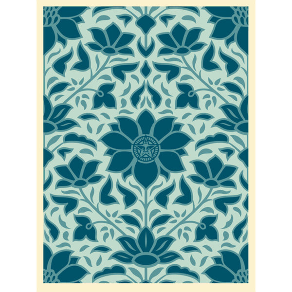 Obey Deco Floral Pattern (Blue)