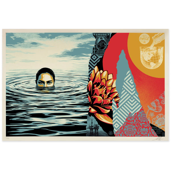 Shepard Fairey - Ominous Ripples