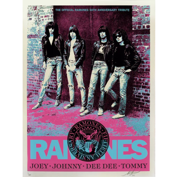 Shepard Fairey - Ramones 50th