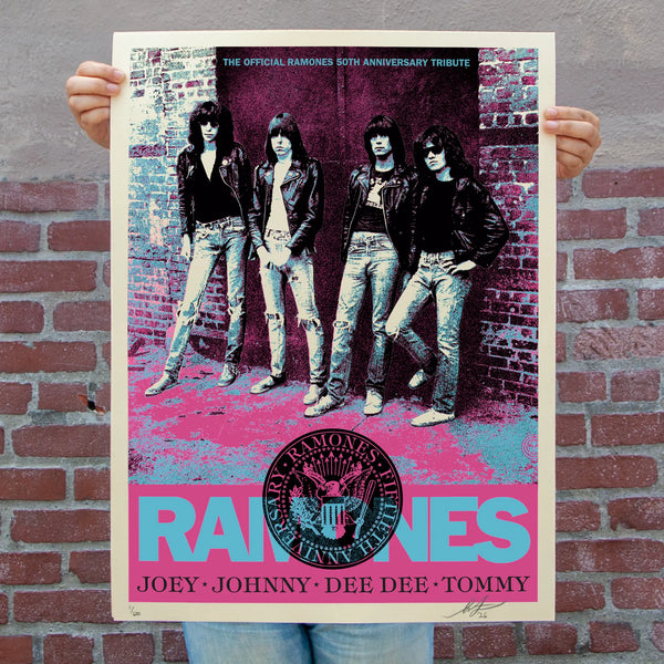 Shepard Fairey - Ramones 50th