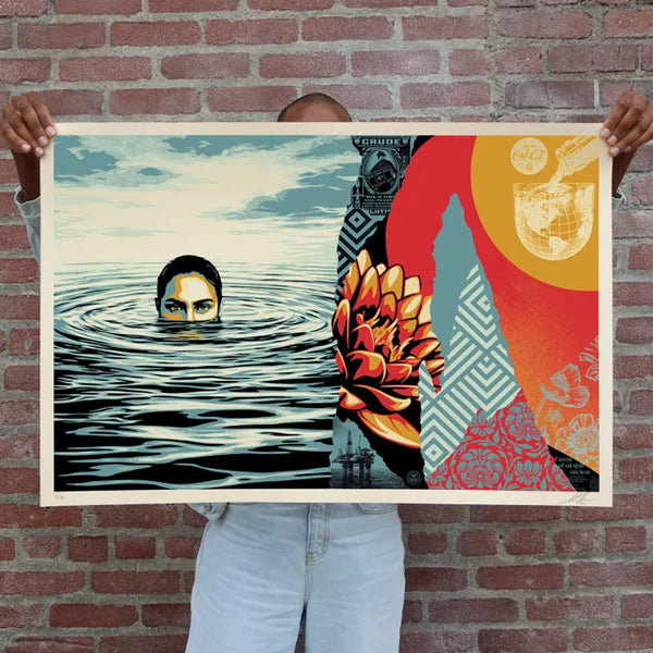 Shepard Fairey - Ominous Ripples