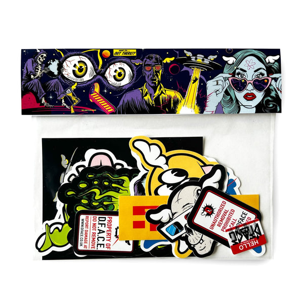 D*FACE - 'Stuck in Space' Sticker Pack