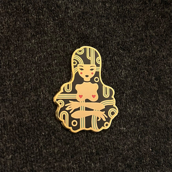 Audrey Kawasaki - 'Florence' Enamel Pin Badge