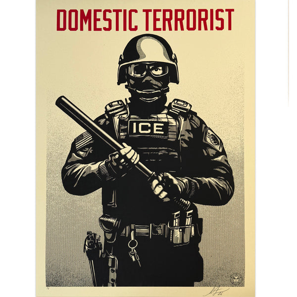 Shepard Fairey  - Projection Mirror: Domestic Terrorist AP