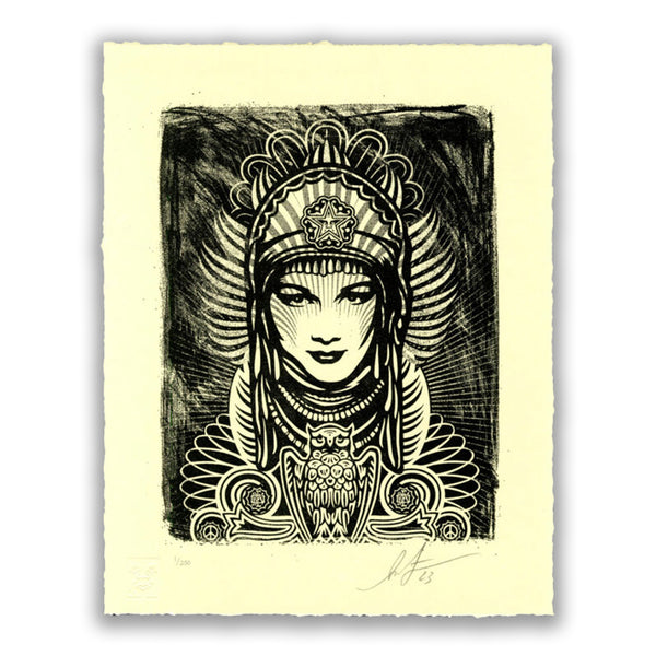Peace Goddess Letterpress