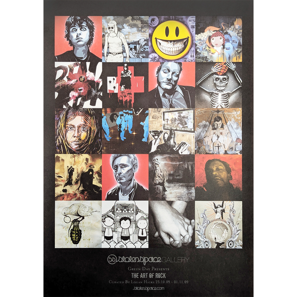 StolenSpace Gallery X Green Day 'The Art of Rock' poster