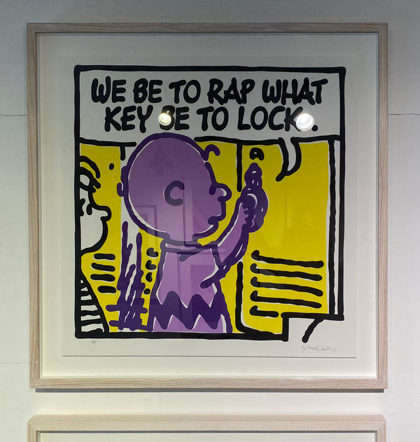 Framed Mark Drew - 'LOCK' AP