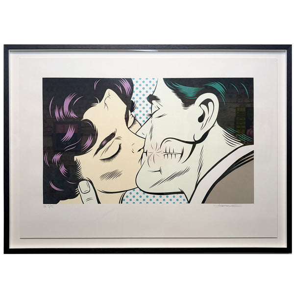 D*Face - 'Love Won't Tear Us Apart' AP Framed