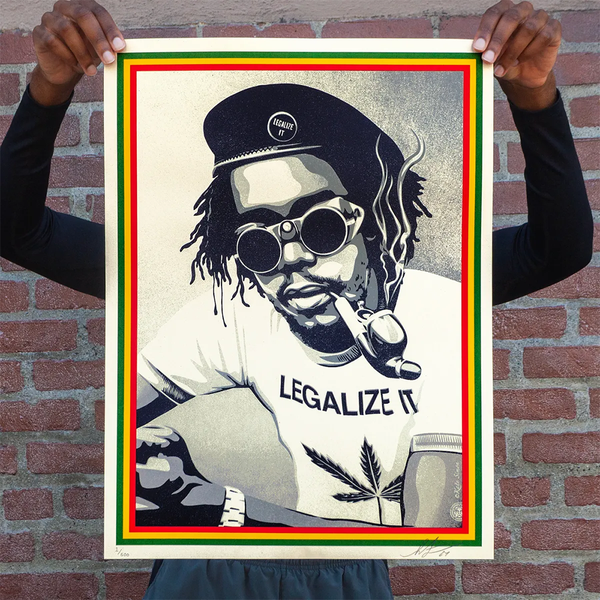 SHEPARD FAIREY - 'PETER TOSH: LEGALIZE IT'