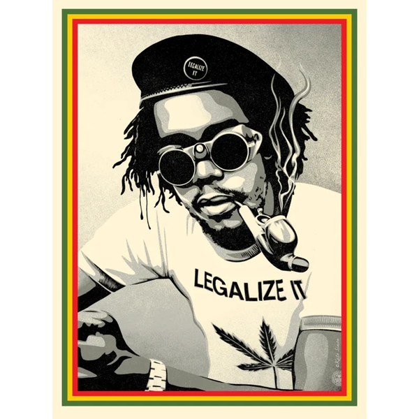 SHEPARD FAIREY - 'PETER TOSH: LEGALIZE IT'