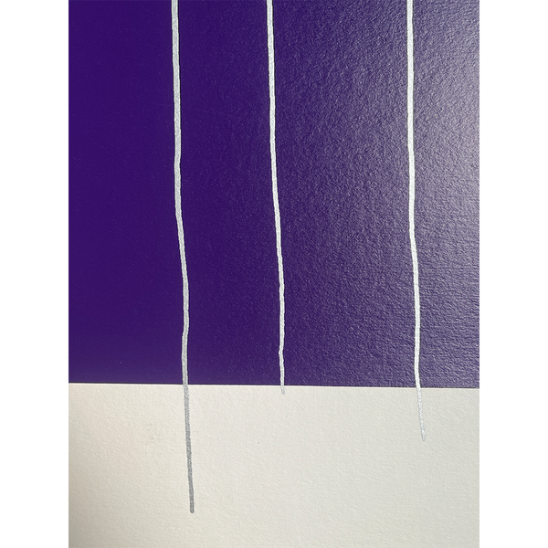 OKER - 'CHROME DRIPPY TAG (PURPLE)' PP