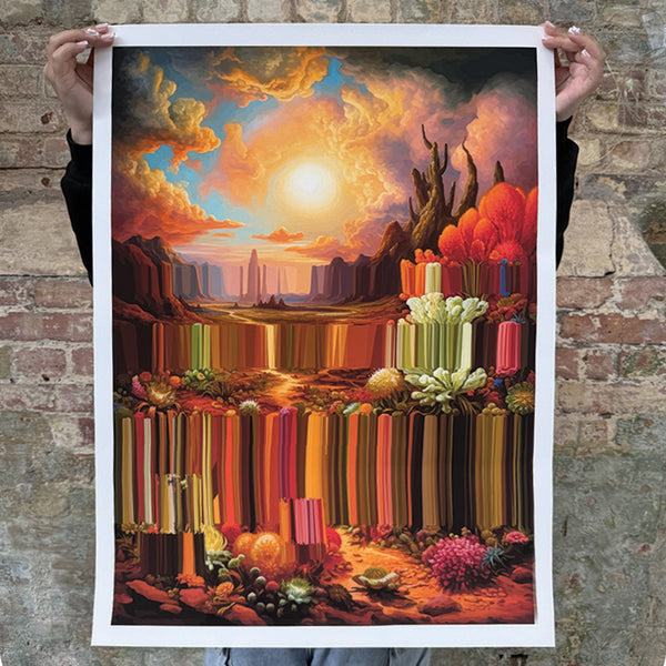 Alexis Mata - 'Sueño de día en el desierto de cactus'