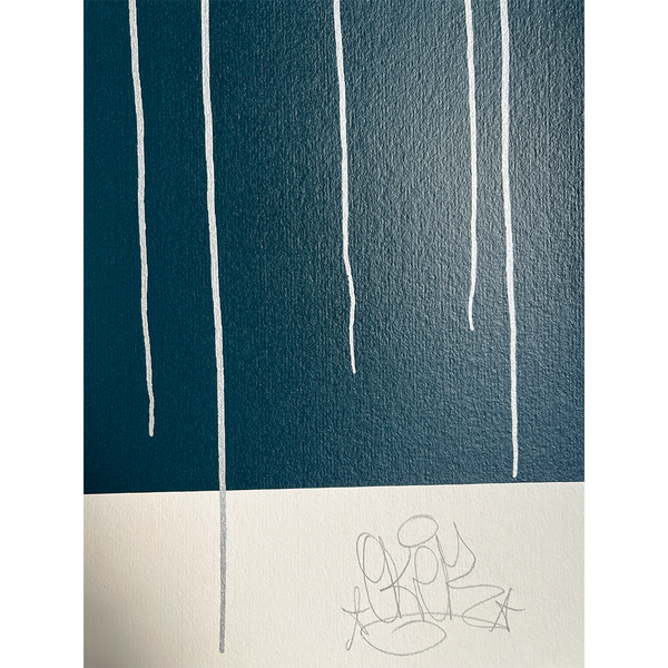 OKER - 'CHROME DRIPPY TAG (TEAL)' PP
