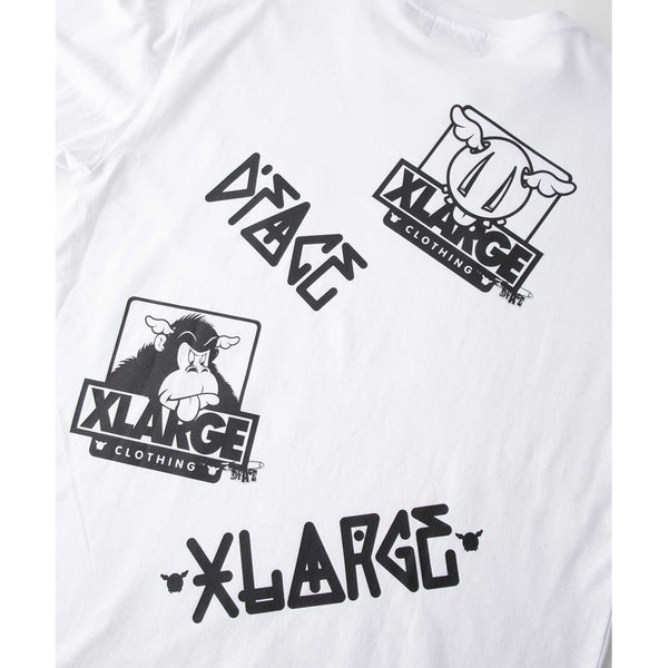 D*FACE X XLARGE - ‘BIG RANDOM POCKET’ LONG SLEEVE POCKET T-SHIRT